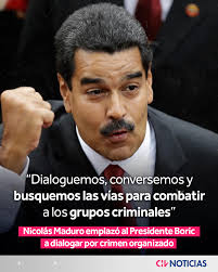 🔴 El mandatario de Venezuela, Nicolás Maduro, llamó al Presidente Gabriel  Boric a establecer un diálogo directo para combatir el crimen organizado.  🗣 “Si usted quiere hablar de estos temas, conversemos personalmente