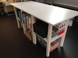 mon atelier table de coupe rangement couture piece a couture ikea