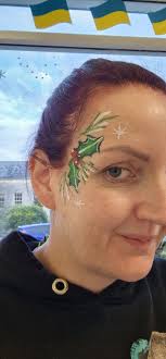 Feather Face Painting