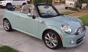 Mini Cabrio With Custom Paint Mini Cabrio Cute Cars Mini Convertible