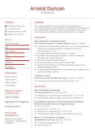 Interpreter Resume Sample Job Resume Examples Resume Resume Examples