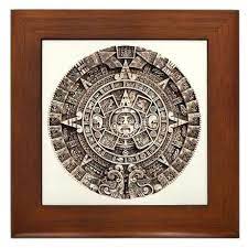 Mayan End Of The World 2012 Calendar Framed Tile By Massappeals Cafepress Mayan Art Mayan Calendar Ancient Art