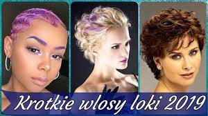 Quiff, pomp i side part. Niesamowite Pomysly Na Krotkie Fryzury Damskie Loki 2019 Youtube