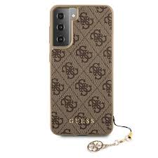 Guess GUHCS21MGF4GBR S21+ G996 brÄ…zowy/brown hardcase 4G Charms Collection  - Άλλες εταιρείες (2)