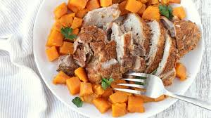 Pork Roast Over Sweet Potatoes For The Crock Pot Recipe Food Com Recipe Pork Roast Crock Pot Recipes Crock Pot Sweet Potatoes Pork Roast