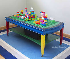 This transformation of a used coffee table into a rockin' lego table may just amaze you. 12 Diy Lego Table Ideas