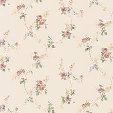 This pattern was created from a pencil drawing that i did this morning while listening to music and drinking coffee. Cream Floral Wallpaper Pattern