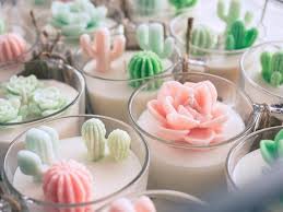 Cactus Candle For Cactus And Succulent Lovers Mini Terrarium Etsy Cactus Candles Candles Crafts Luxury Candles
