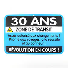 Plaque De Porte 30 Ans