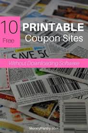 Use These Free Coupon Sites To Print Coupons Without Downloading Anything Print Coupons Free Printable Coupons Couponing For Beginners