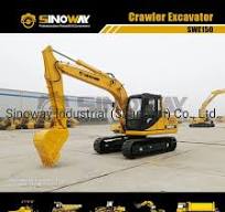 Hydraulic Crawler Excavator with Cummins Engine 15 Ton Tracked Excavator