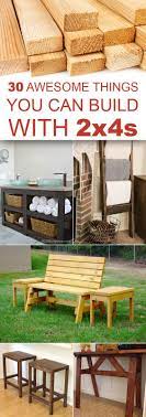 30 Incredible Things You Can Build With 2x4s Furniture Diy Wood Diy Woodworking Projects Diy