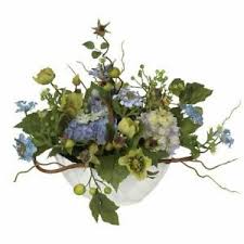 Check spelling or type a new query. Artificial Silk Blue Hydrangea Centerpiece Flower Arrangement Ebay