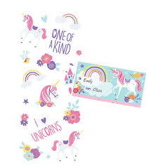 Kunststofftuten Mit Namensschild Magisches Einhorn 20 Stuck Sussigkeiten Tute Namensschilder Einhorn