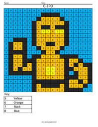 Search through 623,989 free printable colorings at getcolorings. C 3po Color By Number Coloring Squared
