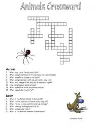 You have my permission to share and print the crosswords for any purpose except sell them. Two Legged Animals Crossword Puzzle Worksheets 99worksheets
