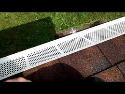 Avoid the stress of doing it yourself. How To Install Amerimax Gutter Guards Youtube
