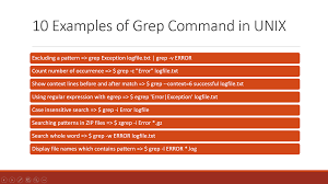 Use the $ (dollar) symbol to match the expression at the end of a line. 10 Examples Of Grep Ascendency Inwards Unix As Well As Linux Java Learn