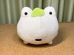 San-X [Tsuginohi Kerori] next day frog White Plush Doll Stuffed toy Lie  down | eBay
