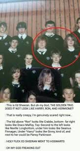 The best gifs for ed sheeran meme. Ed Sheeran Went To Hogwarts Meme Guy
