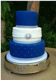 Simple But Elegant Cake Design Royal Blue Wedding Cakes Wedding Cakes Blue Royal Blue Cake