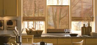 You need to combine them with another window covering if night time privacy is an issue. Rustic Window Shades From Hunter Douglas Horizon Window Fashions
