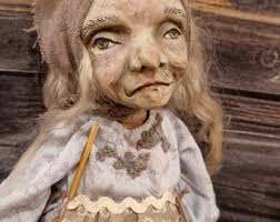 OOAK, Baba Yaga, Collectible Doll, Good Witch, Interior, Decor