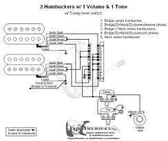 A 3 way tipically turn on 1 neck, 2 both, 3 bridge. Dh 9035 Wiring Diagram 2 Humbuckers 5way Lever Switch 1 Volume 1 Tone 02 Wiring Diagram