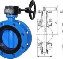 AWWA C504 Flanged Concentric Butterfly Valves