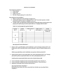 Sebesar 72 km/jam diperlambat hingga 0 km/jam dalam selang waktu 5 detik dengan proses perubahan seperti dalam tabel. Aktivitas 10 1 Getaran Bandul