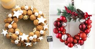 Deco noel avec papier crepon. Couronne De Noel A Faire Soi Meme 20 Idees Tutoriel