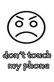 It's a galaxy…can't remember which model. Phoneky Don T Touch My Phone Hd Wallpapers