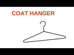 How To Draw A Coat Hanger - Youtube