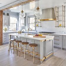 Great Kitchens Every Day On Instagram Love This Color And Open Shelves How Cool Are The Island D Kitchen Design Kitchen Inspirations Home Decor Kitchen