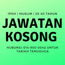 Adalah dipelawa mereka yang berminat dan layak untuk mengisi kekosongan jawatan di ukm. Jawatan Kosong Ipoh Perak Untuk Diisi à¤¹ à¤® à¤ª à¤œ Facebook