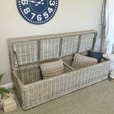 Beautiful rattan trunks in a range of sizes. Rattan Trunk Whitewash Large Humble Home