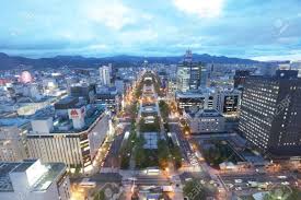Cityscape Of Sapporo Hokkaido Japan At Odori Park Japan Travel Sapporo Hokkaido