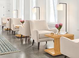 The seat height is good for short people, but the seat depth is likely to. Room Board S Business Interiors Brings Residential Style To The Workplace Architizer Journal