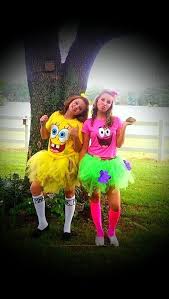 Spongebob And Patrick Costumes Make Your Own Tutu Diy Spongebob Und Patrick Kostume Halloween Partnerkostume Halloween Kostume Fur Madchen
