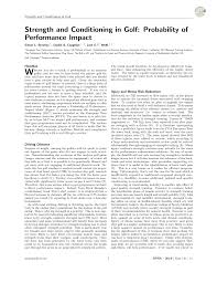 Free 27+ sports certificates in pdf from images.sampletemplates.com yes, we. Pdf Strength And Conditioning In Golf Probability Of Performance Impact