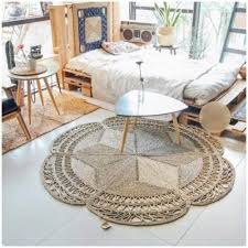 Maybe you would like to learn more about one of these? Seagrass Flower Round Area Rug Greenvibe Handicrafts Supplier