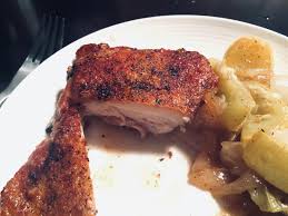 Make it a meal by adding cooked frozen teriyaki vegetables or garden vegetable medley. Pan Fried Oven Baked Chicken Thigh With Brown Sugar Squash And Onions Meat