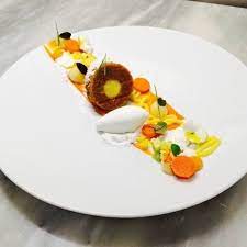 Food Plating Passion Fruit Curd Fine Dining Desserts Food Plating