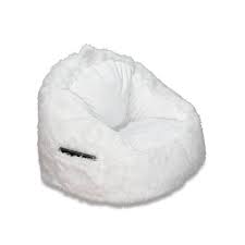 This bean bag is made using a super soft and fluffy creamy white faux fur and is filled with polystyrene eco beans. White Fur Bean Bag Target