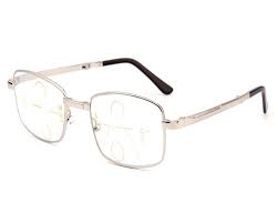 Dower Me Light Men Full Rim Foldable Reading Eyeglass Gold Silver Progressive Multi Focal See Near Far Eyewear Reading Eyeglasses Mens Accessories Eyeglasses