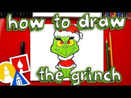 Learn How To Draw The Grinch We Ve Drawn Him Before But This Time We Re Drawing His Entire Body And Colorin Art For Kids Hub Grinch Drawing Christmas Drawing