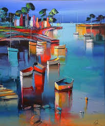 Eric Le Pape Galerie D Art A Cannes Peintres Sculpteurs Paysage De Mer Peinture Pinterest Peinture Art Abstrait Colore