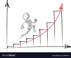 Simple People Exponential Growth Chart