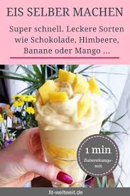 Eis Selber Machen Ohne Eismaschine Vegan Zuckerfrei 3 Minuten Rezept Eis Selber Machen Zuckerfrei Lecker