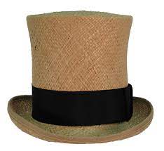 Huzzah Finally A Gentleman S Summer Hat Who Gets It Hats Top Hat Straw